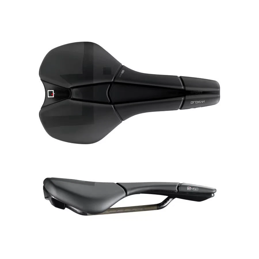 Prologo Saddle Proxim W450 Unisex w/PAS support Black Tirox 155x245 OEM - Image 1 of 4