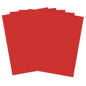 UOFFICE Colored Bond Paper Bundle 8.5" x 11", 20lbs, 100 Pages, Red - Picture 1 of 7