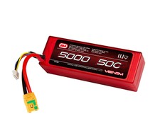 Venom 50C 3S 5000mAh 11.1V LiPo Hardcase Battery w/XT90-S Plug VNR15188