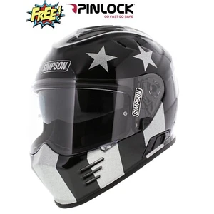 Simpson Venom Sting Rae Full Face Motorcycle Motorbike Road Crash Helmet - Picture 1 of 13