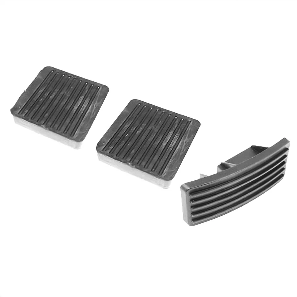  KIT SET COVER GOMMA PEDALI FRENO FRIZIONE PEDALIERA LAND ROVER DEFENDER TD5 TD4 - Immagine 1 di 1