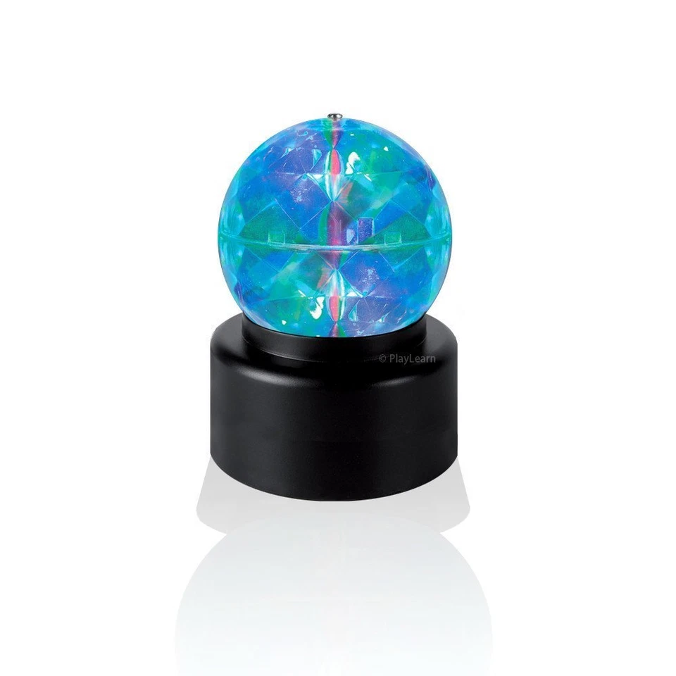 Playlearn SPB6 LED High Power Rotating Crystal Kaleidoscope Disco Ball Light 4