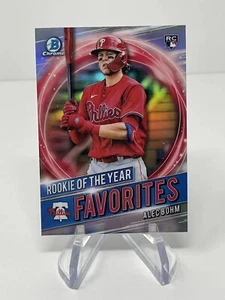 2021 Bowman Chrome Rookie of the Year Favorites #RRY-AB Alec Bohm RC Refractor - Bild 1 von 2