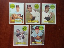 1969 Topps...( 5 )..Baltimore Orioles
