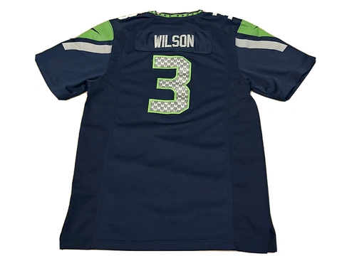 Nike Seattle Seahawks Russell Wilson Youth Football Jersey Stitched Large 14/16 Cover