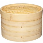Handmade Chinese Bamboo Steamer Cooker Lid 2 Layer Tier - 10 inch 25cm
