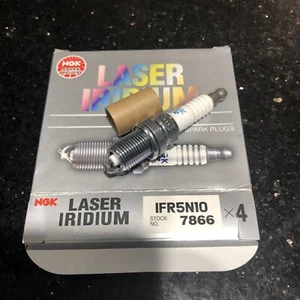 REAL GENUINE NEW NGK OEM+ Laser Iridium Spark Plugs 4-Pack 7866 IFR5N10 - Bild 1 von 1