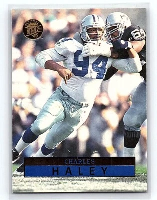 1996 Fleer Ultra Charles Haley Dallas Cowboys #37 - Image 1 of 2