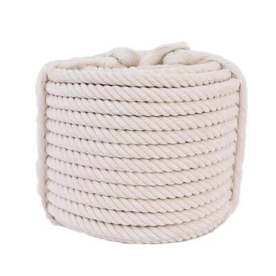 1OO% хлопок Craft веревки () все назначения мягкий натуральный сильный 1/2 дюйма x 50 футов - Изображение 1 из 4