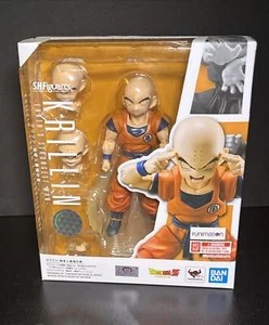 Bandai Dragon Ball Z Krillin Earth's Strongest Man S.H.Figuarts NEW Tamashii - Picture 1 of 3