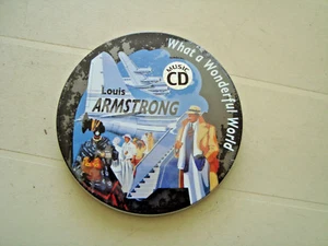 Louis ARMSTRONG,What a Wonderful World, music CD free post - Picture 1 of 3