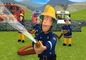 Tortenaufleger Geburtstag 20 x 28 cm DIN A4 Feuerwehrmann Sam  P5 - Bild 1 von 1