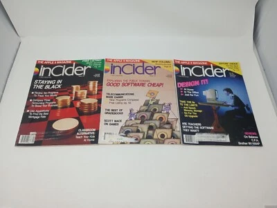 inCider The Apple II Magazine Lot of (3) Vintage 1987 Issues # 49, 50, & 53 - Image 1 of 4