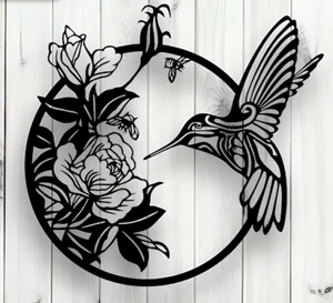 Vogel Deko Bild Dekoration Kunst Zeichnung Wall Wand 3D Druck Doodle DIY Torten - Bild 1 von 1
