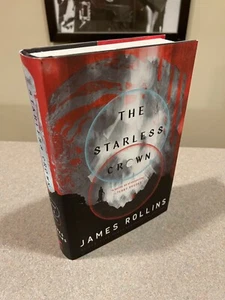 The Starless Crown (Moonfall 1) by James Rollins (1st Edition, 2nd Printing HC) - Foto 1 di 14