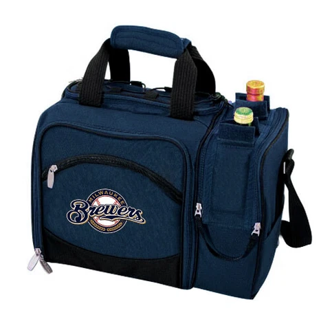 Navy Milwaukee Brewers Malibu Picnic Cooler Tote Cover