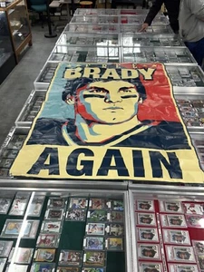 "FREE TOM BRADY- AGAIN " BANNER HUNG AT McCOY STADIUM | PAWSOX PAWTUCKET, R.I. - Picture 1 of 6