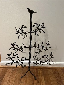 Vogel Winnipeg Schmuck Antik Tisch Baum Ständer Ohrringe - Bild 1 von 12
