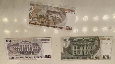 Austria 1984 1986 20 50 billetes de 100 chelines Foto 1 de 2