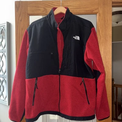 The North Face Men's Denali Fleece Full Zip XL Red Polartec Thermal Pro Vented  - Image 1 of 4