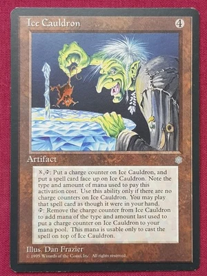 Magic The Gathering ICE AGE ICE CAULDRON artifact card MTG - Image 1 of 2