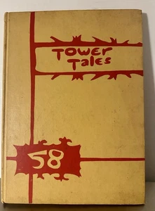 Annuario Tower Tales 1958 della Madison East High School di Madison, Wisconsin - Foto 1 di 8