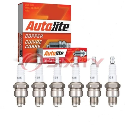 6 bujías Autolite núcleo de cobre para Opel Kapitan 1947-1957 encendido pe Foto 1 de 4