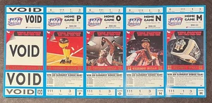 1997 NBA Champion Chicago Bulls Playoff Tickets Home Games "M", "N", "O" und "P" - Bild 1 von 2