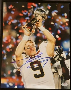 Drew Brees signed 11x14 autographed photo SB XLIV Champion Autographed Photo PSA - Picture 1 of 1