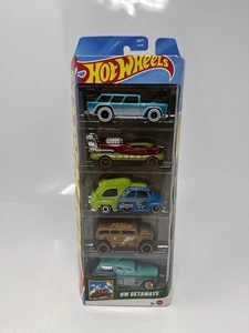 Hot Wheels HW Escapadas Paquete de 5 Coches de Camping Viaje por Carretera SUV Vagón Set Nuevo Sellado - Imagen 1 de 4