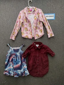 Assorted Brand Toddler Girls 5T Disney Princess Pajamas Top + 2 Dresses 3-Pack - Picture 1 of 12