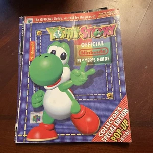 Yoshis Story Nintendo Game Guide W/ Pop Up - Picture 1 of 9
