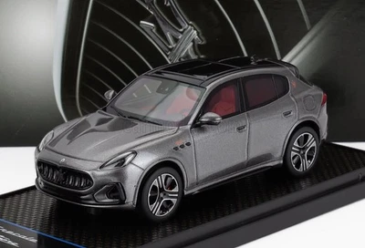 MODELLINO AUTO STATICO BBR MASERATI GRECALE FOLGORE SUV 2022 GRIGIO SCALA 1/43 - Immagine 1 di 4