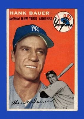 1954 Topps Set-Break #130 Hank Bauer VG-VGEX *GMCARDS* - Image 1 of 2