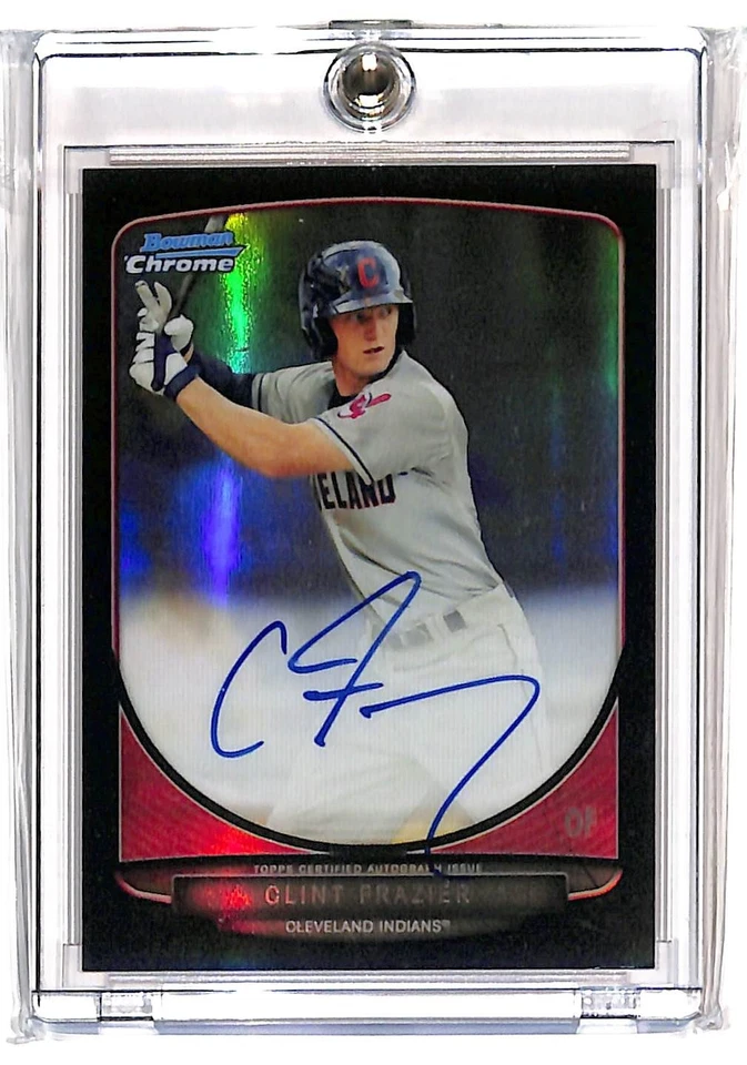 2013 Bowman Chrome #BCA-CF Clint Frazier Auto Black Refractor /35 - Image 1 of 1