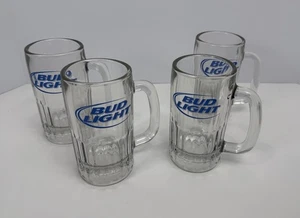 BUDLIGHT Tazze da birra in vetro, 12 oz Set di 4 - Foto 1 di 7