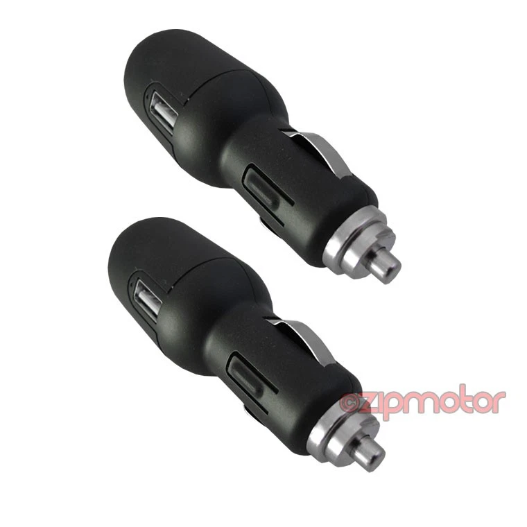 2X ADAPTADOR CARGADOR COCHE USB DOBLE PUERTO NEGRO IPHONE IPAD IPOD DROID RAZR NOOK GPS Foto 1 de 1