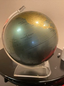 Rare Vintage Replogle Diamond Marquise Series 12”Dia Globe on Lucite Stand MCM - Picture 1 of 12