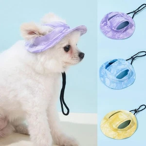 Adjustable Dog Sun Hat Lightweight Puppy Sunscreen Hat Pet Supplies - Picture 1 of 13