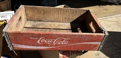 wooden Crate Coke Cola Tray- Vintage - Image 1 of 4