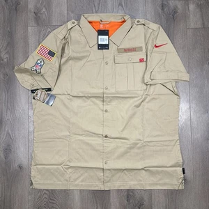 New England Patriots Nike 2019 Salute to Service Sideline Woven Button Shirt XXL - Picture 1 of 7