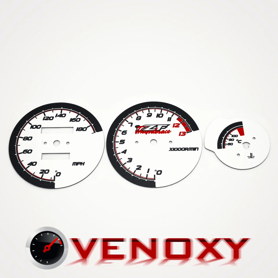 Yamaha YZF 1000 Thunderace Gauge Faces MPH BLANCO Foto 1 de 1