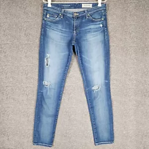 AG Adriano Goldschmied Jeans Women Size 28R Blue The Legging Super Skinny Ankle - Picture 1 of 12