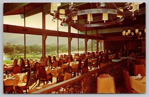 1960s Escondido CA Welkome Inn Restaurant Dining Room Lawrence Welk CC Postcard - Picture 1 of 3
