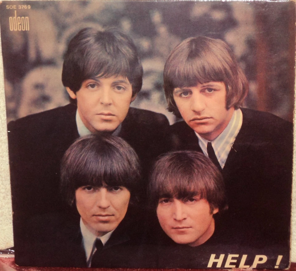 BEATLES "Help" 1960's FRENCH ONLY 4 song Ep w/ps LENNON McCARTNEY STARR HARRISON - Image 1 of 3