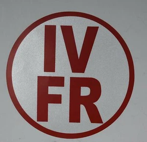 IV-FR Floor Truss Circular Sign (White,Reflective Sticker,6X6)-REF24-1027 - Picture 1 of 6
