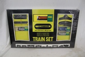 Minitrix #1143 N Scale Milwaukee FM Diesel and freight Train Set (Sealed) - Picture 1 of 6