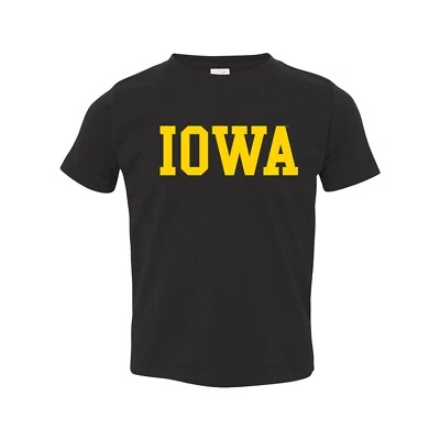 Iowa Hawkeyes Basic Block University Collegiate Team Toddler T-Shirt - Image 1 of 4