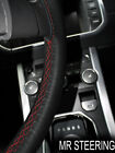 Produktbild - Für Mercedes R Klasse 06 + Echt Leder Lenkrad Abdeckung Dunkelrot Doppel Naht