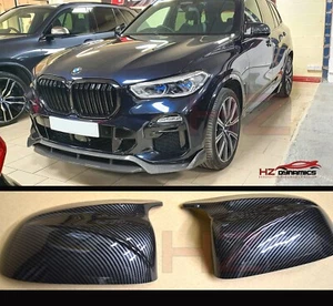 CUBIERTA DE ESPEJO DE ALA LATERAL DE CARBONO PARA 2018 2021 BMW X5 X6 G05 G06 KIT DE CARROCERÍA - Imagen 1 de 7